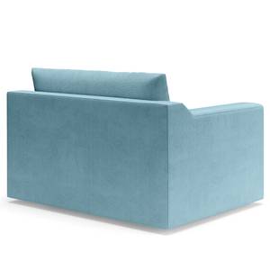 1,5-Sitzer Sofa Dixwell Webstoff Palila: Hellblau - Armlehne davorstehend links