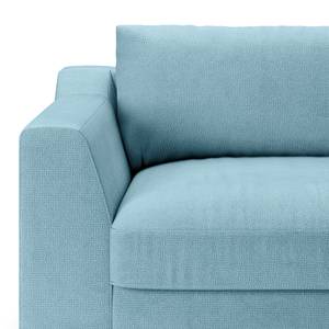 1,5-Sitzer Sofa Dixwell Webstoff Palila: Hellblau - Armlehne davorstehend links