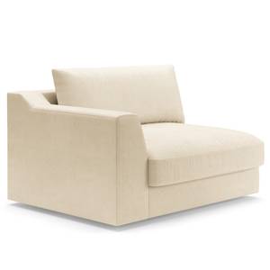 1,5-Sitzer Sofa Dixwell Webstoff Palila: Creme - Armlehne davorstehend links