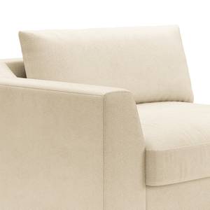 1,5-Sitzer Sofa Dixwell Webstoff Palila: Creme - Armlehne davorstehend links