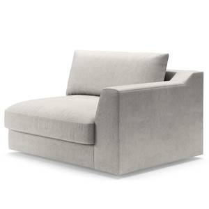 1,5-Sitzer Sofa Dixwell Webstoff Palila: Granit - Armlehne davorstehend rechts