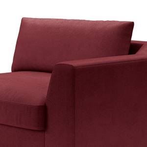 1,5-Sitzer Sofa Dixwell Webstoff Palila: Beere - Armlehne davorstehend rechts