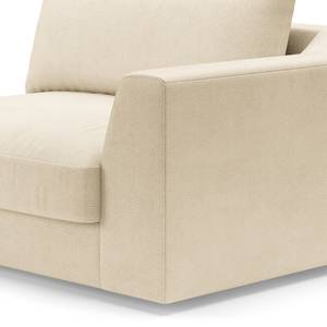 1,5-Sitzer Sofa Dixwell Webstoff Palila: Creme - Armlehne davorstehend rechts