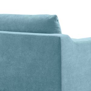 Recamiere Dixwell Webstoff Palila: Hellblau - Armlehne davorstehend links