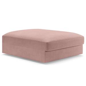 Chaise longue Dixwell Geweven stof Palila: Mauve - Armleuning vooraanzicht links