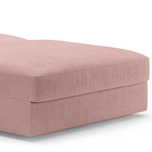 Chaise longue Dixwell Geweven stof Palila: Mauve - Armleuning vooraanzicht links