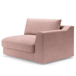 Chaise longue Dixwell Geweven stof Palila: Mauve - Armleuning vooraanzicht rechts