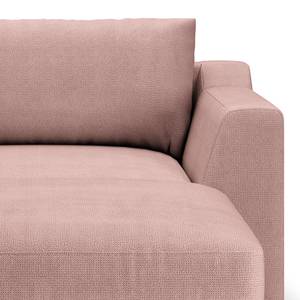 Chaise longue Dixwell Geweven stof Palila: Mauve - Armleuning vooraanzicht rechts