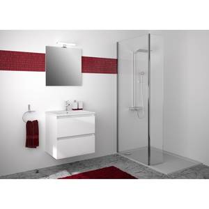 Salle de bain Livo I (2 éléments) Éclairage intégré - Blanc