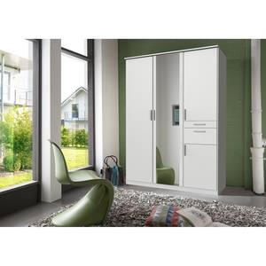 Draaideurkast Koblenz I incl. vak voor accessoires - Wit - Breedte: 135 cm