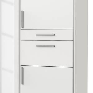 Drehtürenschrank Koblenz I inkl. Accessoires Fach - Weiß - Breite: 135 cm