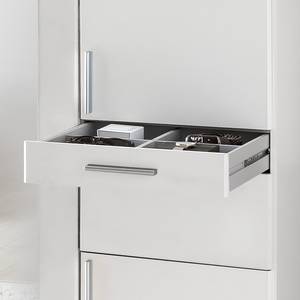 Drehtürenschrank Koblenz I inkl. Accessoires Fach - Weiß - Breite: 135 cm