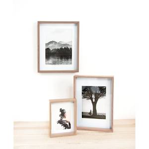 Cadres Linus Small (lot de 3) MDF / Verre - Chêne