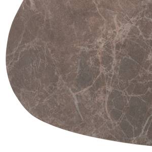 Couchtisch Sherry III (2-teilig) Marmor Hellgrau Dekor / Marmor Braun Dekor
