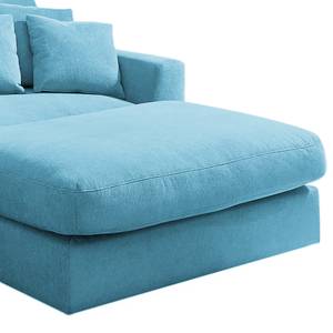 Grand canapé Dixwell Tissu Palila: Bleu clair
