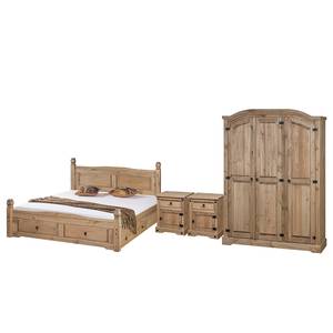 Set camera da letto Finca Rustica III Beige - Marrone