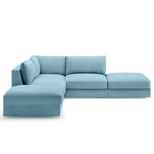 Ecksofa Dixwell Webstoff Palila: Hellblau