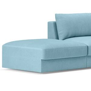 Ecksofa Dixwell Webstoff Palila: Hellblau