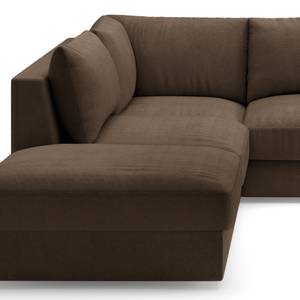 Ecksofa Dixwell Webstoff Palila: Espresso