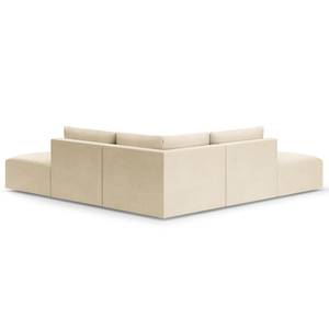 Ecksofa Dixwell Webstoff Palila: Creme