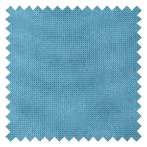 Divano panoramico Dixwell I Tessuto liscio - Tessuto Palila: blu chiaro - Penisola preimpostata a sinistra