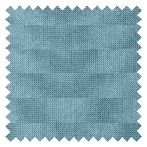 Canapé panoramique Dixwell Tissu Palila: Bleu clair - Méridienne courte à gauche / longue à droite (vue de face)
