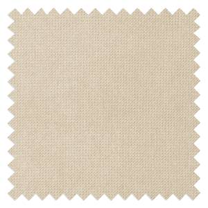 Wohnlandschaft Dixwell Webstoff Palila: Creme - Longchair davorstehend links / Ottomane rechts