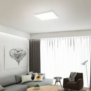 LED-plafondlamp Piatto kunststof/aluminium - 1 lichtbron