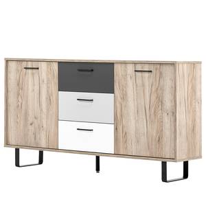 Sideboard Brookton Mehrfarbig / Eiche Dekor