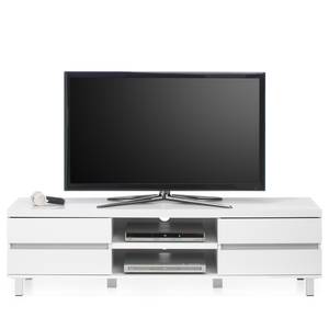 TV-Lowboard Civano Weiß / Silber