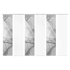 Schiebevorhang Blattari (6-teilig) Polyester - Grau