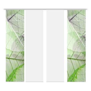 Schuifgordijn Blattari (4 delig) polyester - Groen