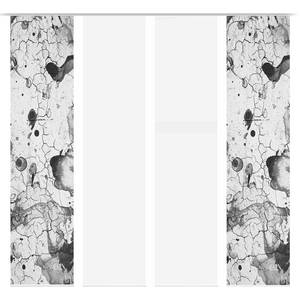 Panneau japonais Grismo (4-teilig) Polyester - Gris