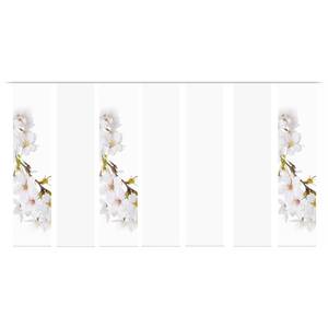 Panneau japonais Kirangi (7-teilig) Polyester - Blanc