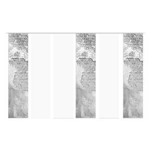 Panneau japonais Wallona (6-teilig) Polyester - Gris