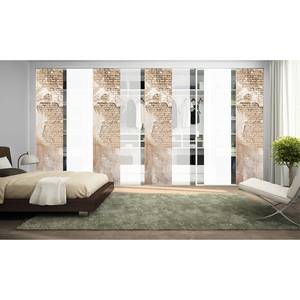 Schuifgordijn Wallona (8 delig) polyester - Beige