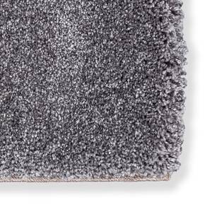 Hoogpolig vloerkleed Savona I geweven stof - Nougat/crèmekleurig - 80 x 150 cm