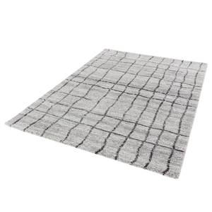 Tapis épais Savona II Tissu - Anthracite / Gris clair - 67 x 130 cm