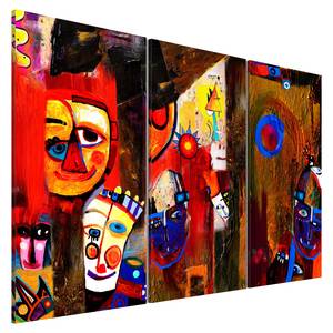 Tableau déco Abstract Carnival Lin - Multicolore