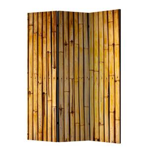 Kamerscherm Bamboo Garden vlies - bruin - 3-delige set