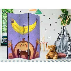 Kamerscherm Bananana (3-delig) vlies - meerdere kleuren - 135 x 172 cm