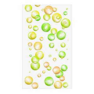 Papier peint intissé Fun Bubbles Intissé premium - Blanc / Vert - 0,50 x 10 m