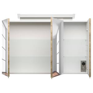 Spiegelschrank Homeline Eiche Hell Dekor - Breite: 100 cm