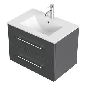 Meuble avec vasque Homeline Anthracite - Largeur : 70 cm