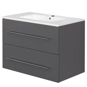 Meuble avec vasque Homeline Anthracite - Largeur : 80 cm