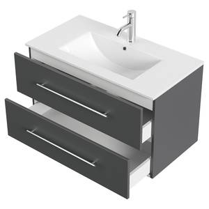 Meuble avec vasque Homeline Anthracite - Largeur : 90 cm