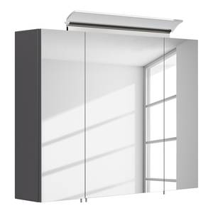 Spiegelschrank Homeline Anthrazit - Breite: 80 cm