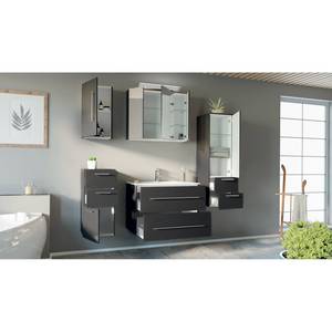 Armoire de toilette Homeline Anthracite - Largeur : 80 cm