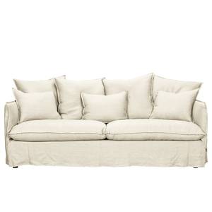 Sofa Wassy I (3-Sitzer) Strukturstoff - Creme