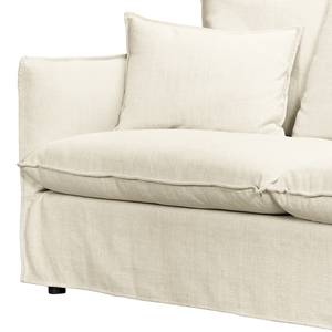 Sofa Wassy I (3-Sitzer) Strukturstoff - Creme